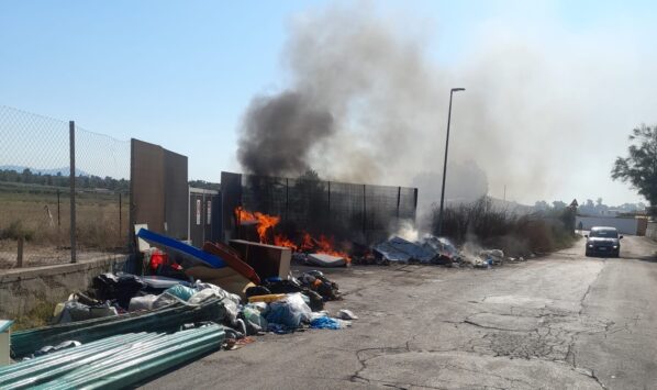 incendio Ardea Le Salzare