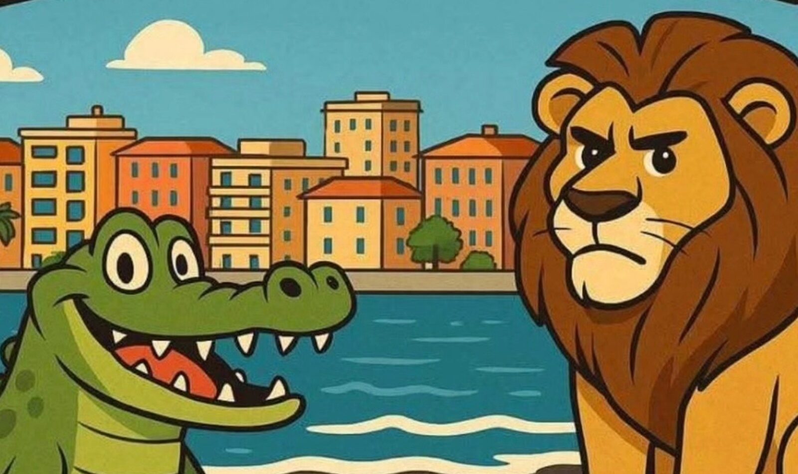 Caimano a Ladispoli