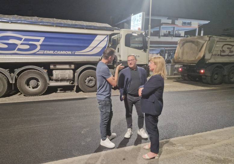Ciampino, lavori in corso su via Mura dei Francesi