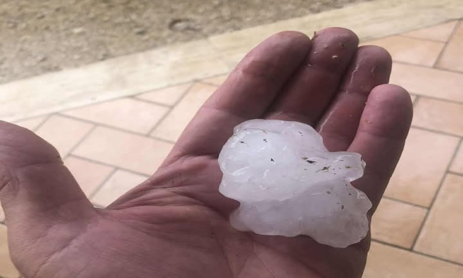 Grandine nel Lazio