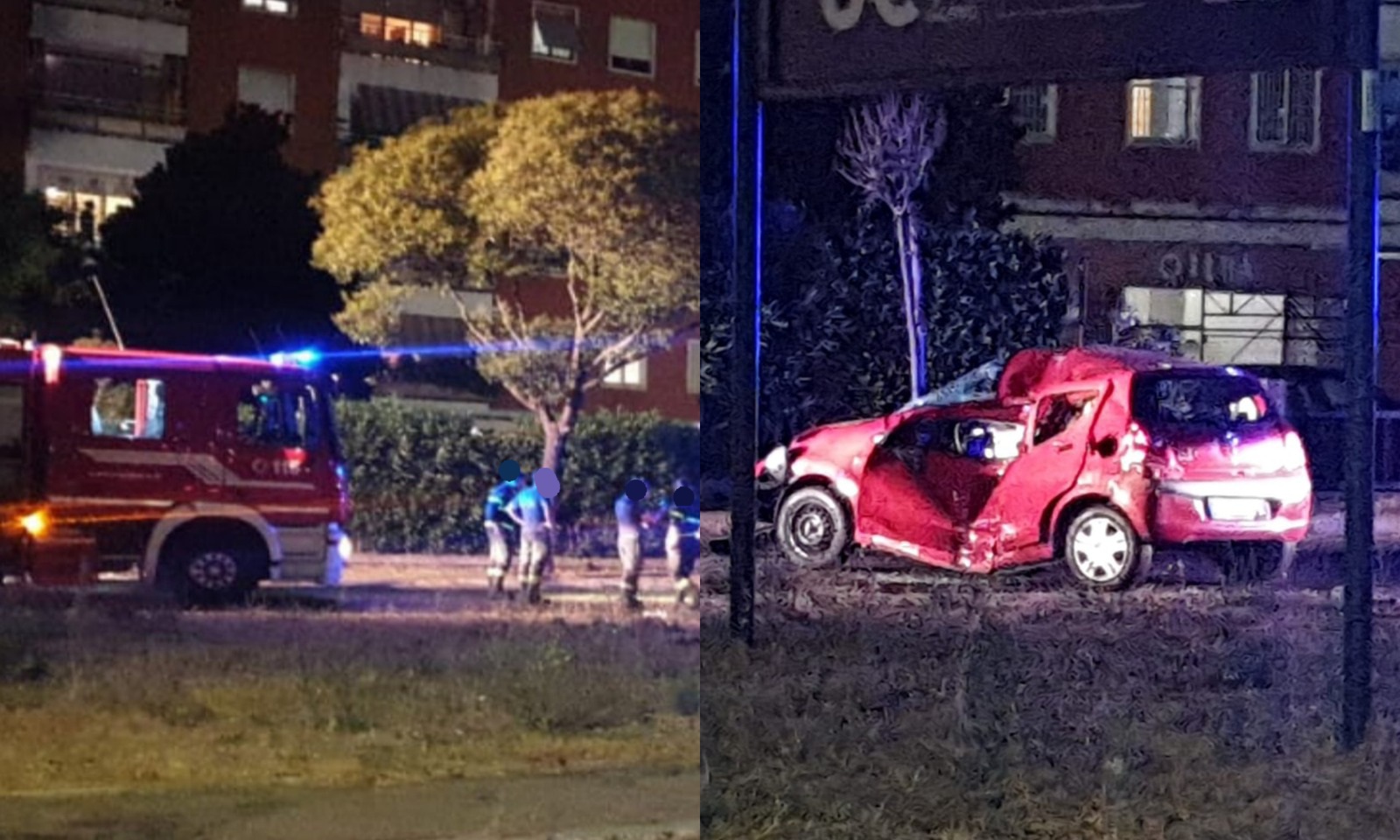 Grave incidente stradale a Roma