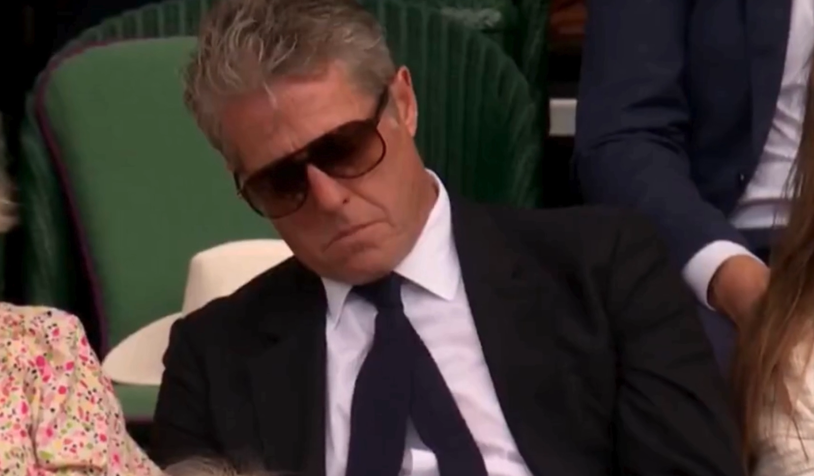 Hugh Grant a Wimbledon