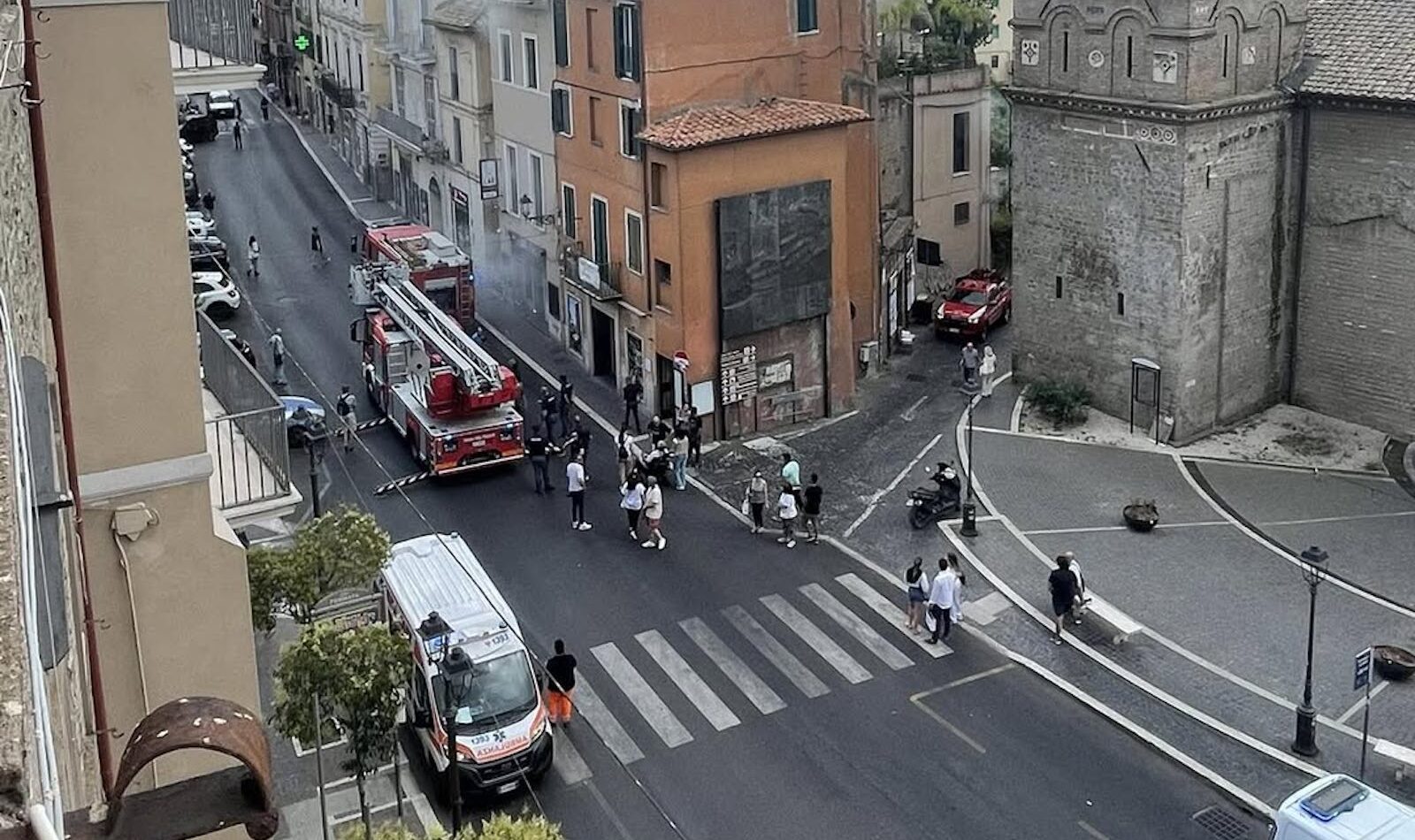 Incendio Albano