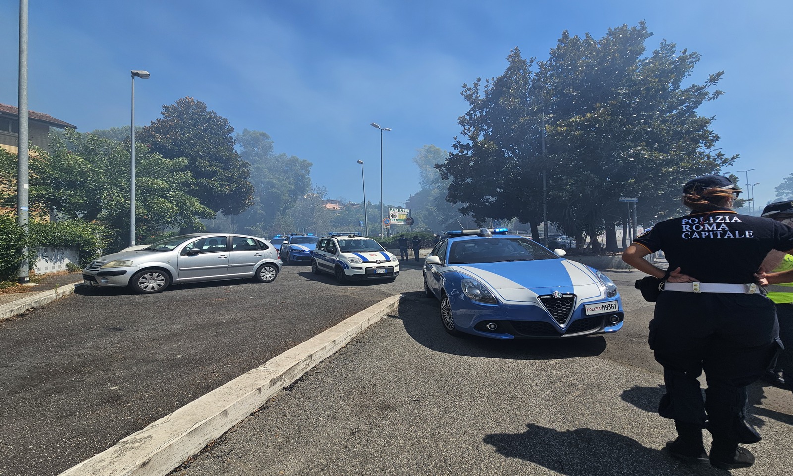 Incendio alla Stazione di Fidene