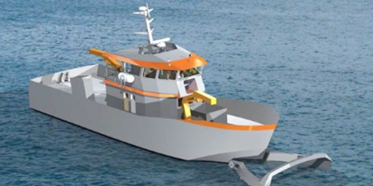Una classica barca 'spazza-mare', simile a quella in arrivo a Ladispoli le prossime settimane