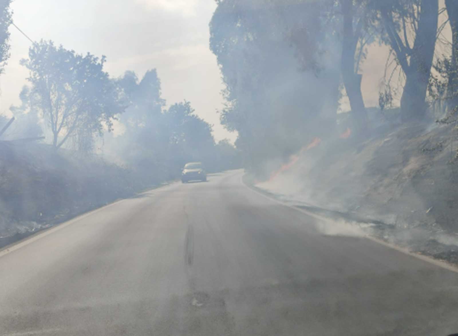 Incendio Campo di Carne