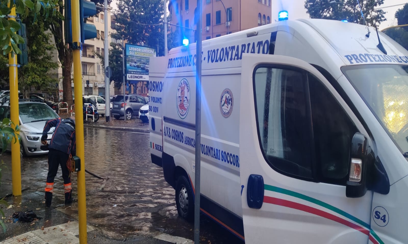 Nubifragio a Roma