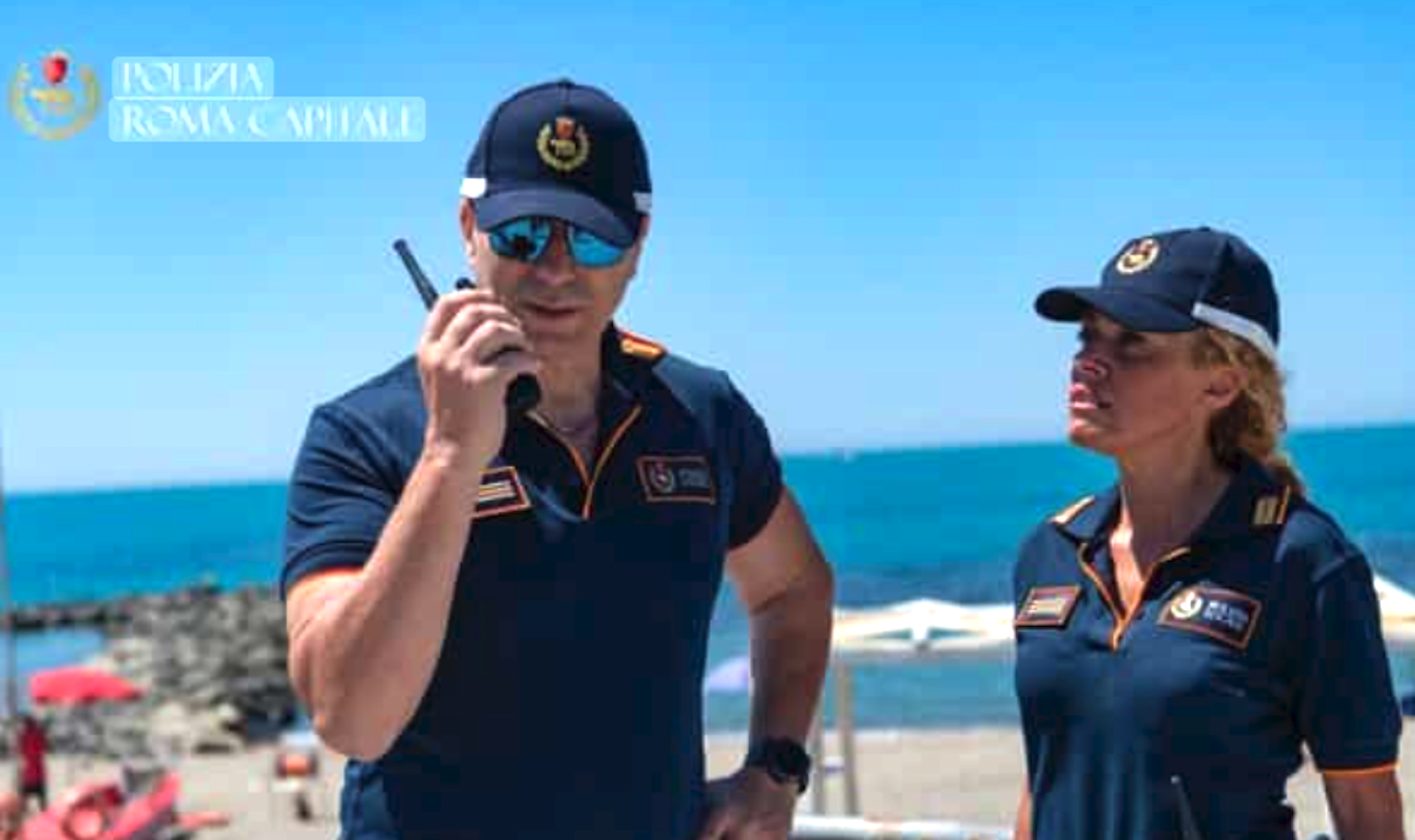 Polizia locale spiaggia Ostia