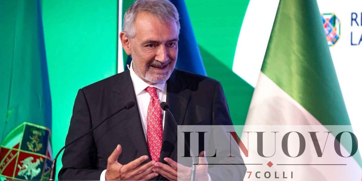 Presidente della Regione Lazio Francesco Rocca