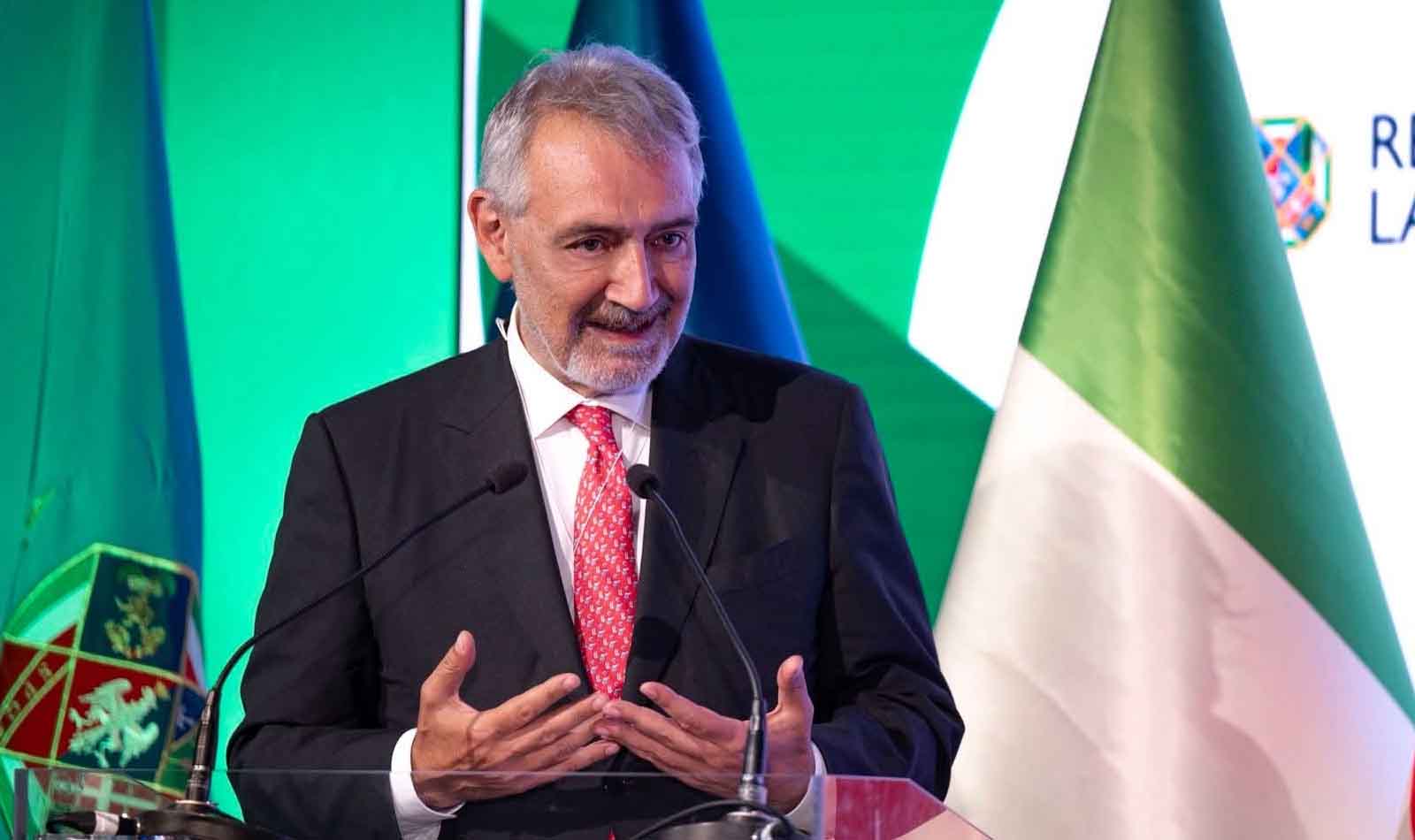 Presidente della Regione Lazio Francesco Rocca