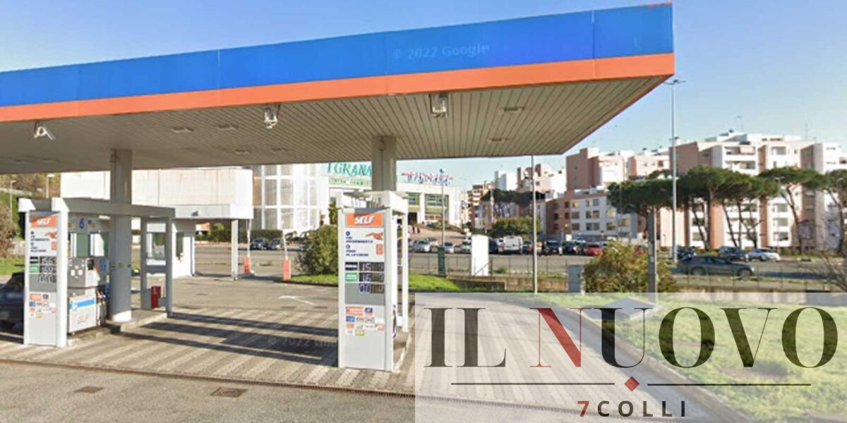 Roma, l distributore in cui sarebbe avvenuta la fuga di GPL, foto di Google Maps