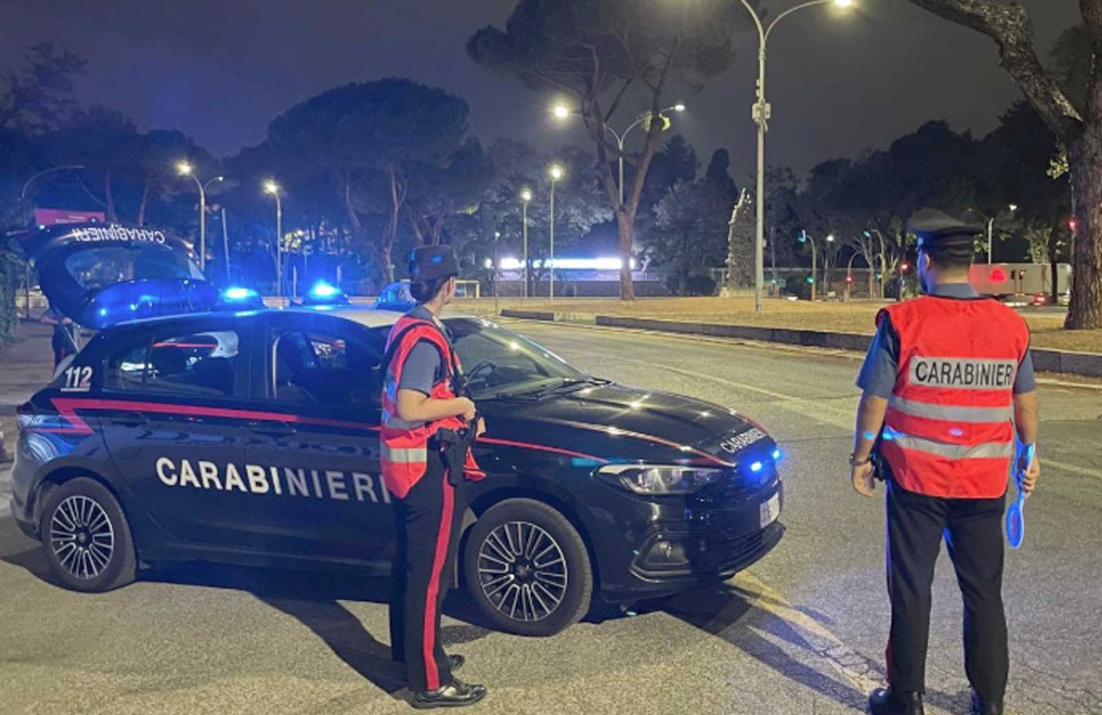 Carabinieri in azione a Roma