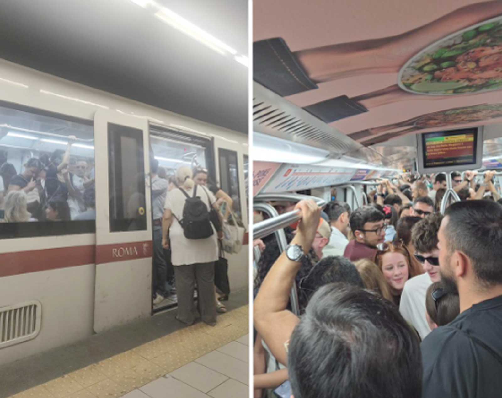 Roma, foto della Metro A