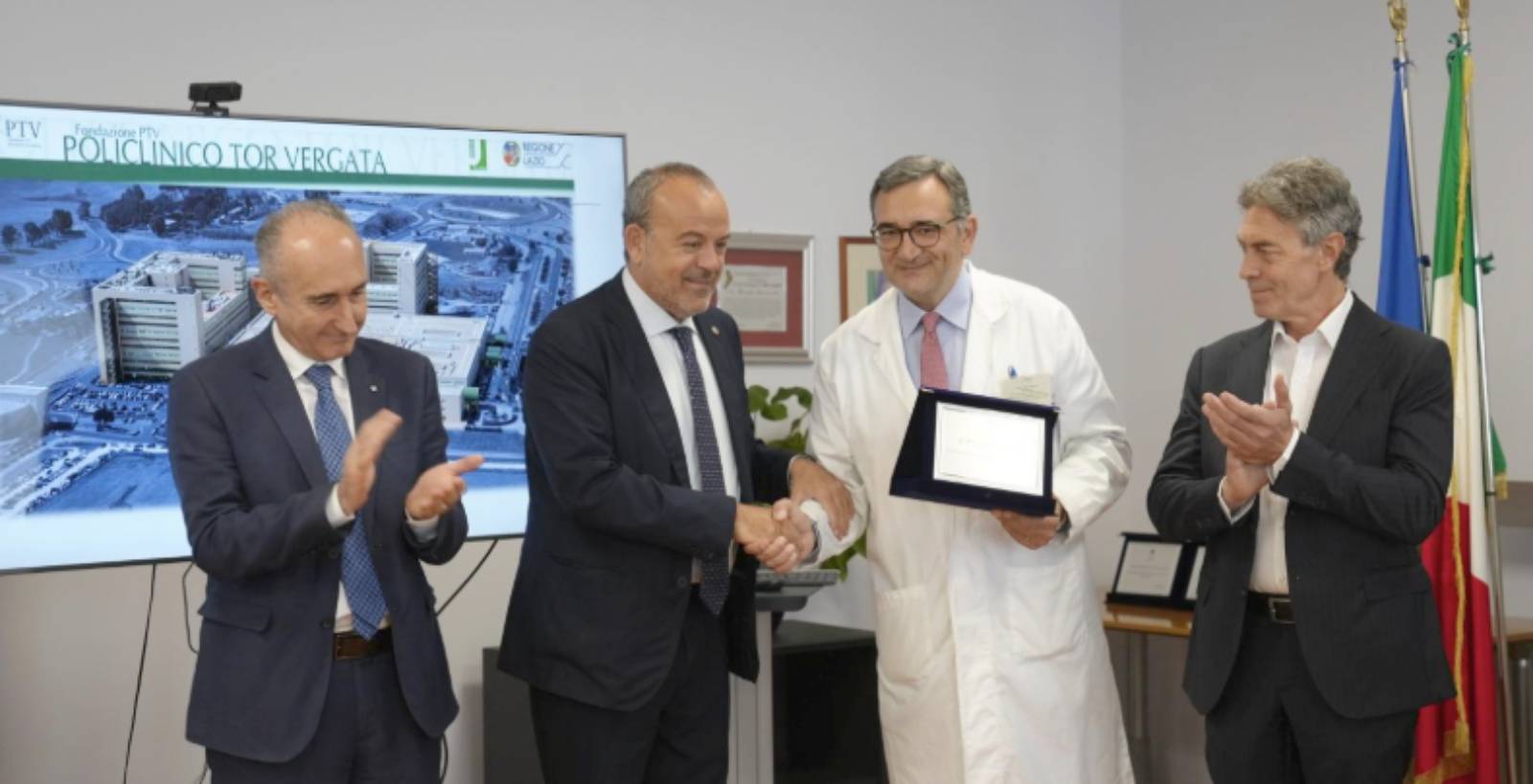 Roma, premiazione Tor Vergata Oculistica