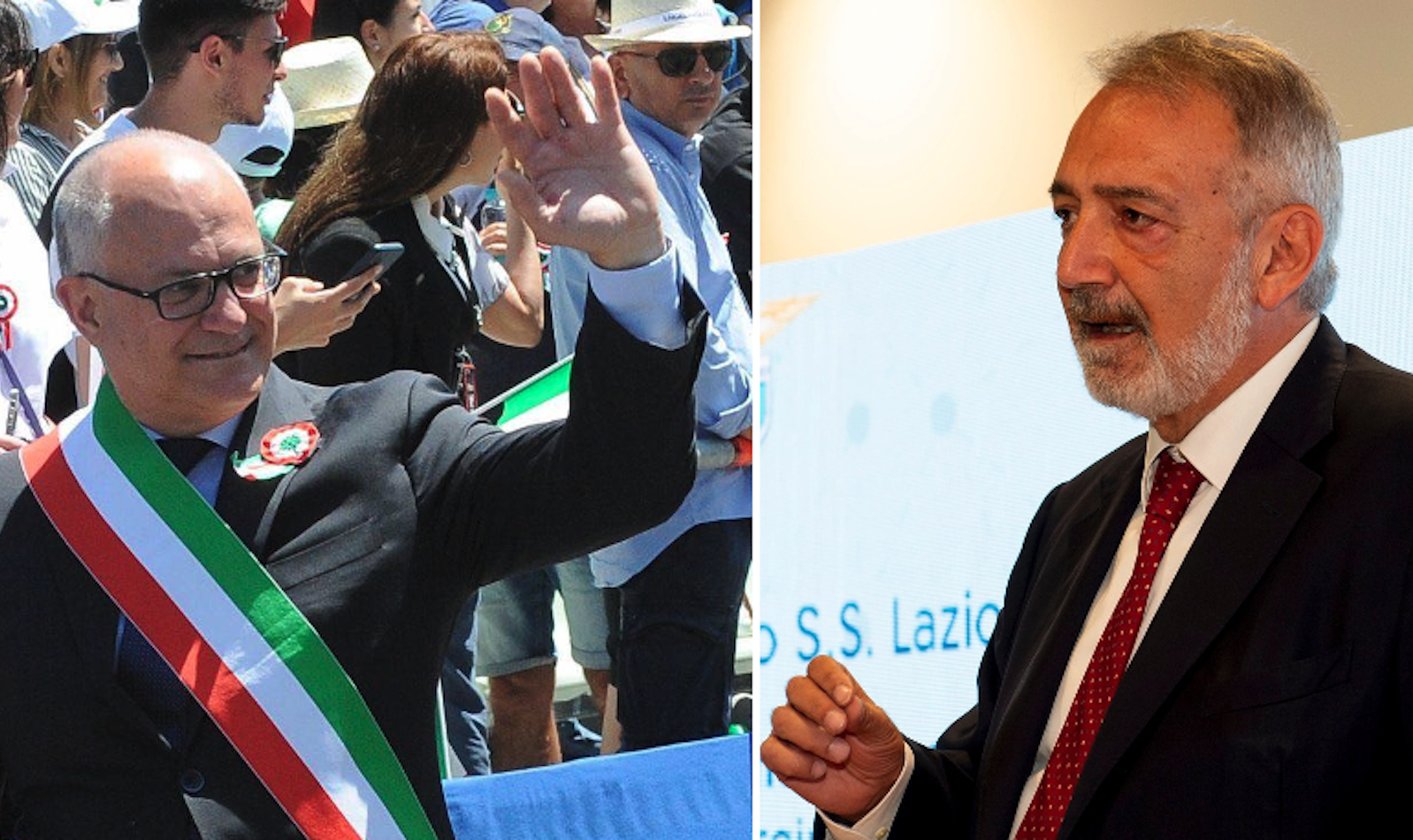 Roberto Gualtieri e Francesco Rocca