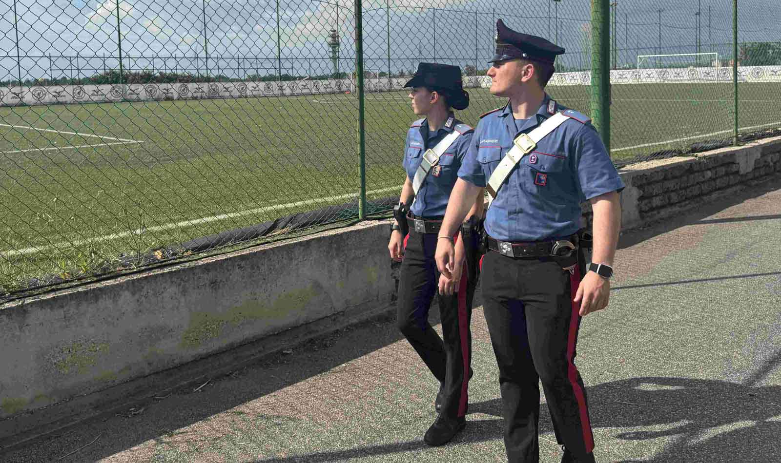 Roma Nord, Carabinieri nei centri sportivi