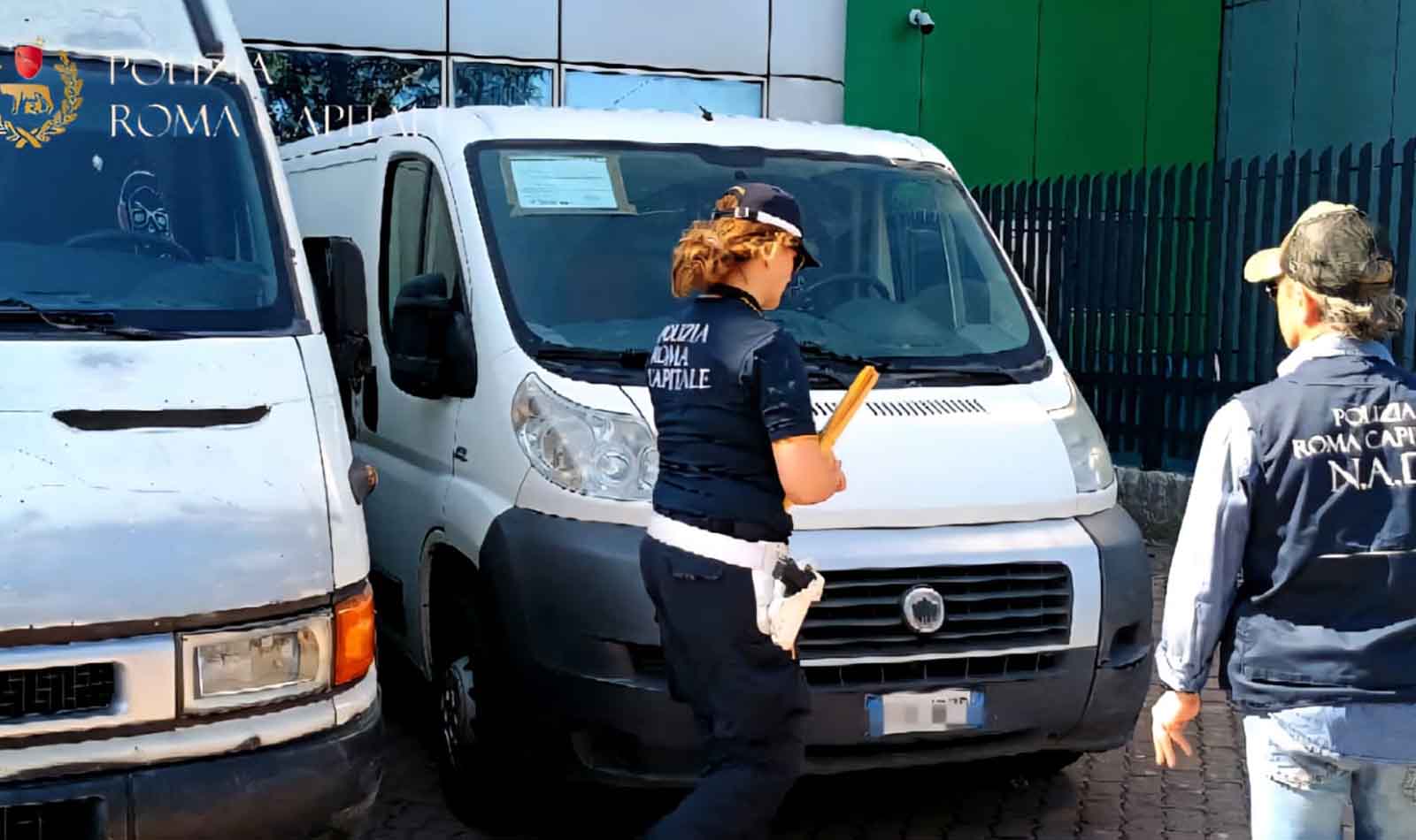 Roma, Polizia Locale rifiuti tossici abbandonati