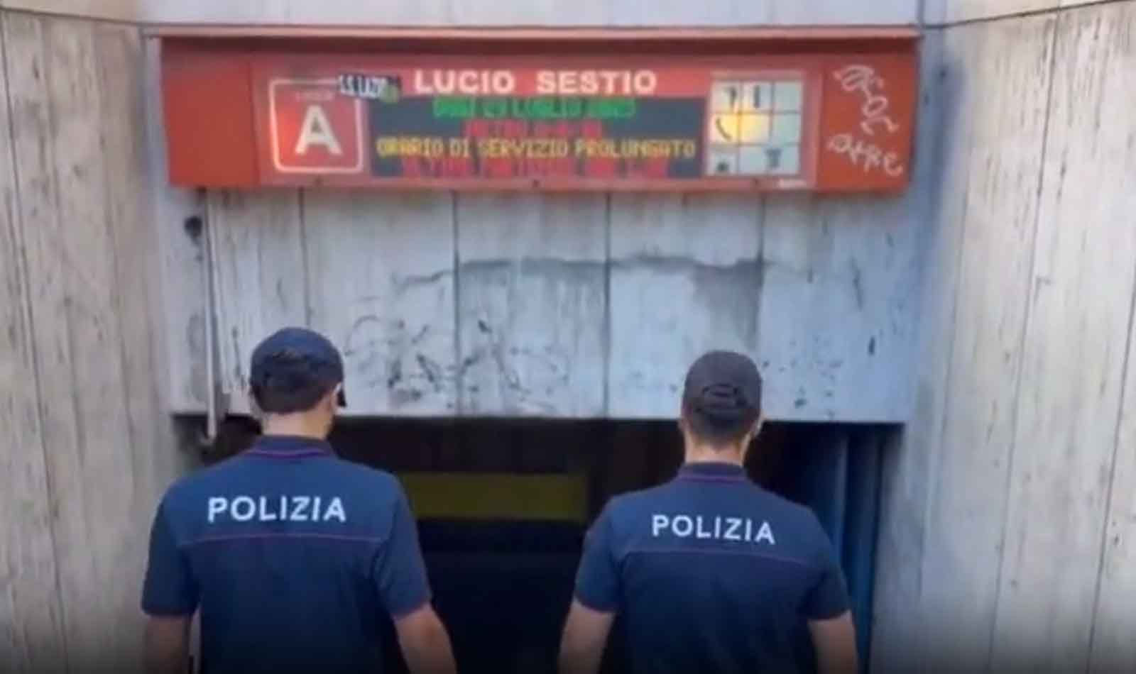 Roma, Polizia a Lucio Sestio
