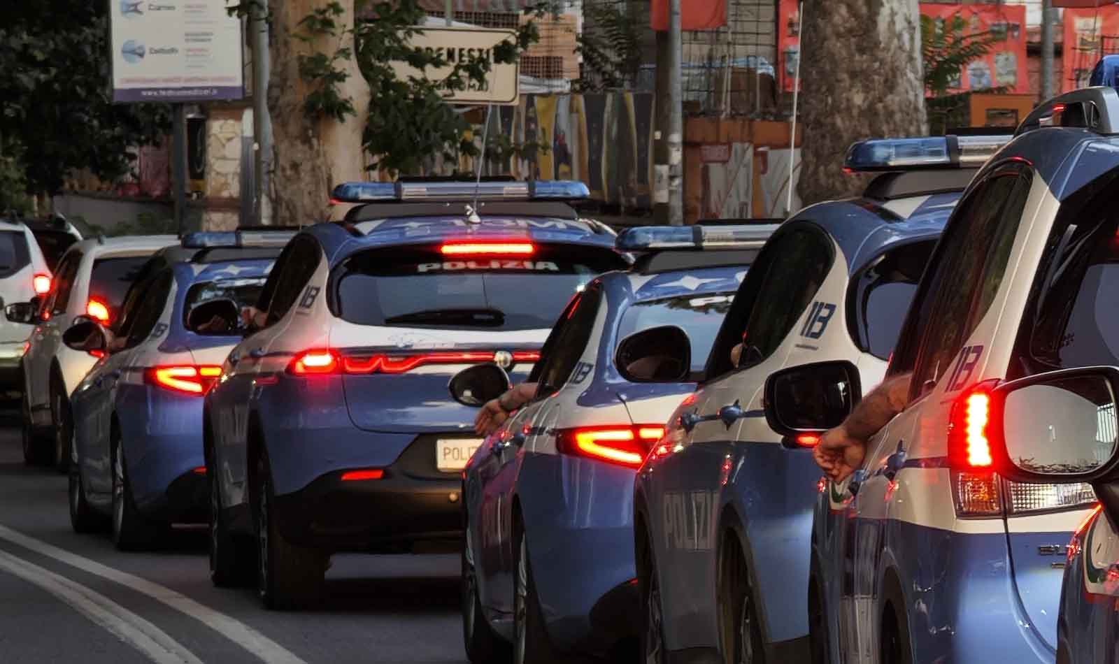 Roma, Polizia in azione
