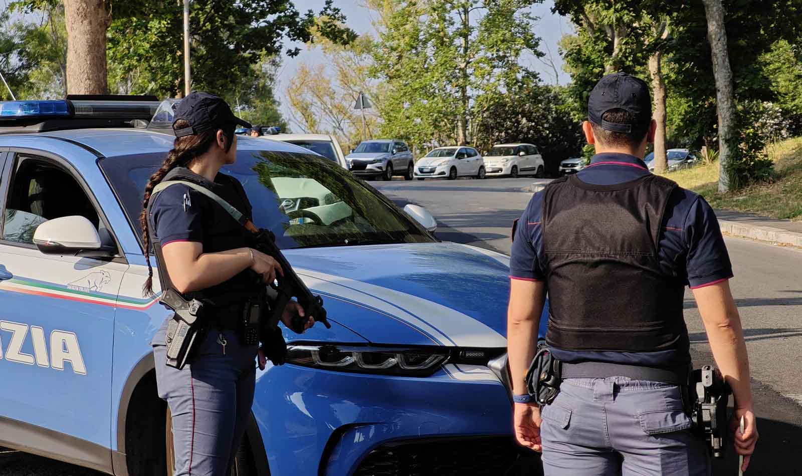 Roma, Polizia in azione