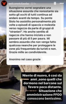 Roma, Ponte Sisto Welcome to Favelas