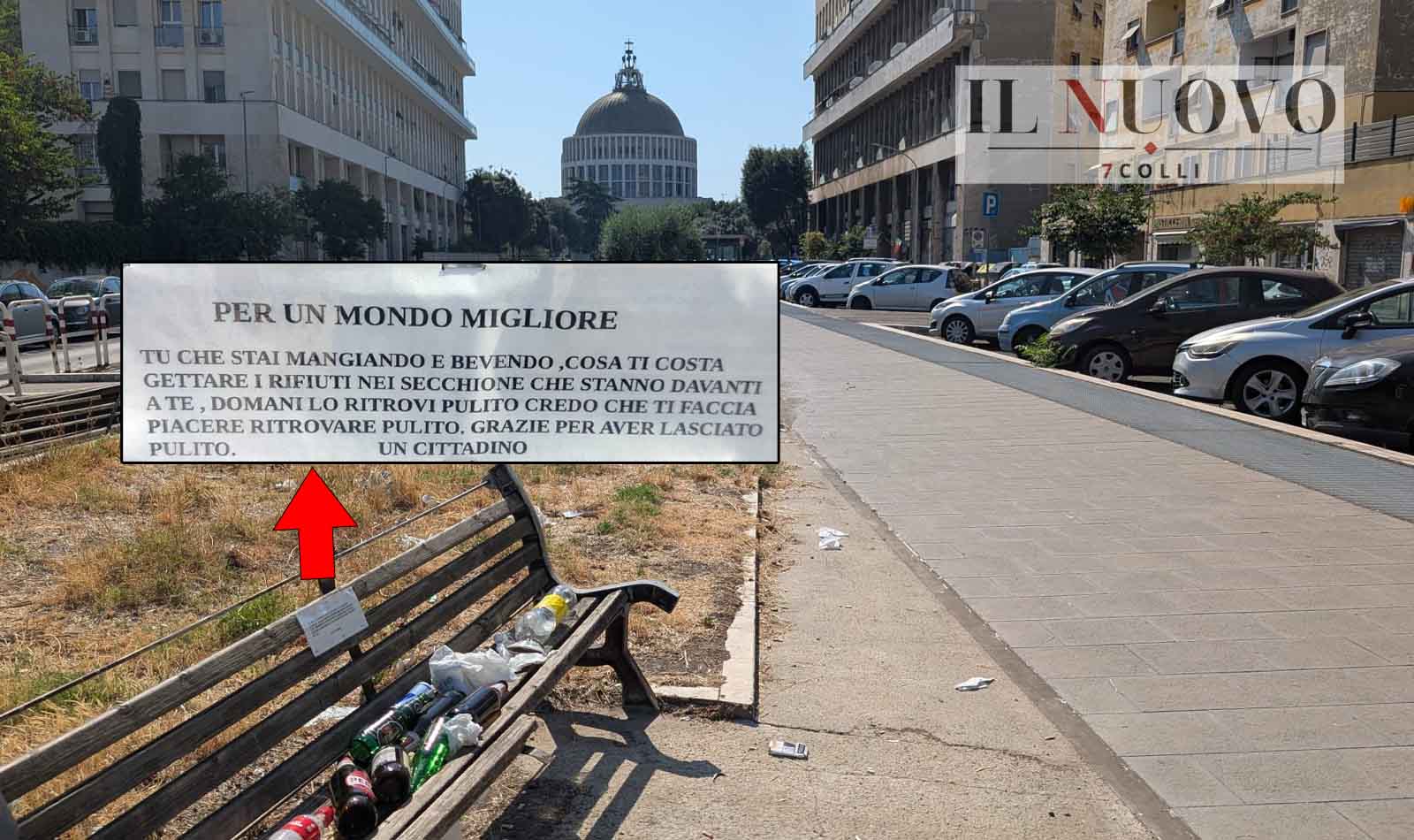 Roma, altro degrado nel VII Municipio Pasquino del Tuscolano in viale Don Bosco