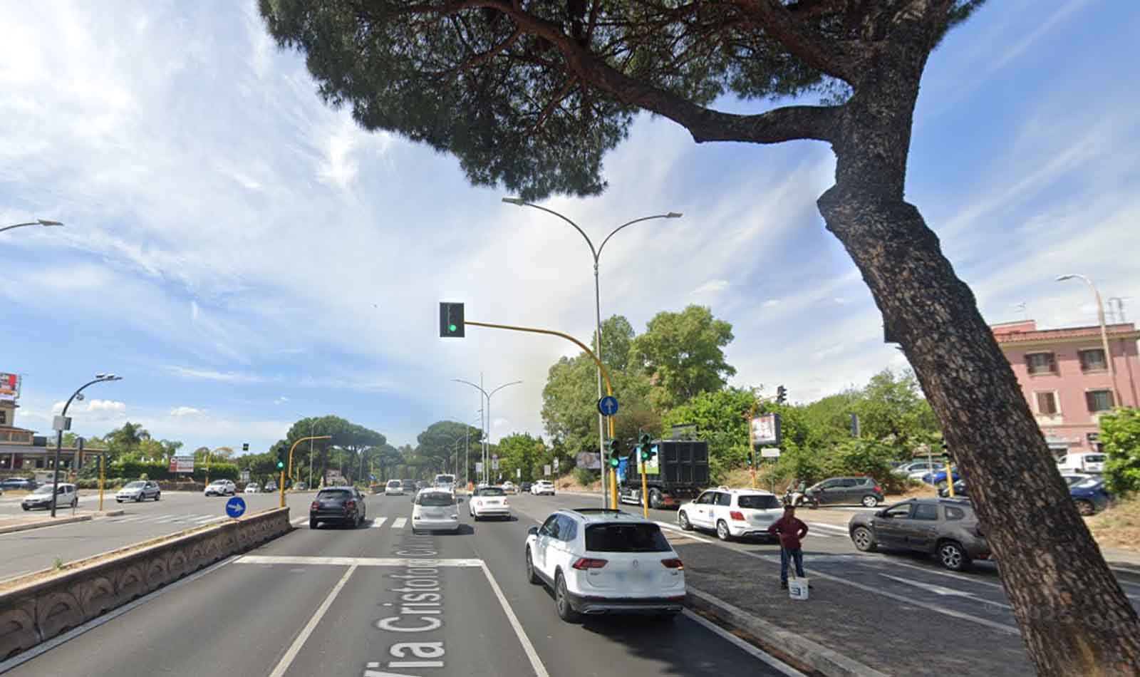 Roma, lavori all'incrocio tra la Colombo e la Laurentina