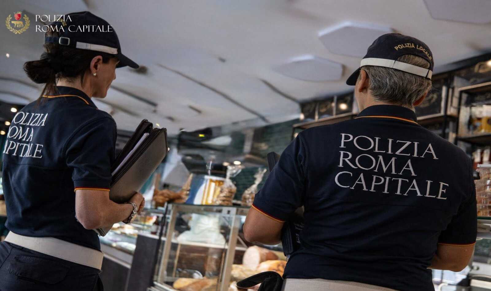 Controlli polizia locale a Roma