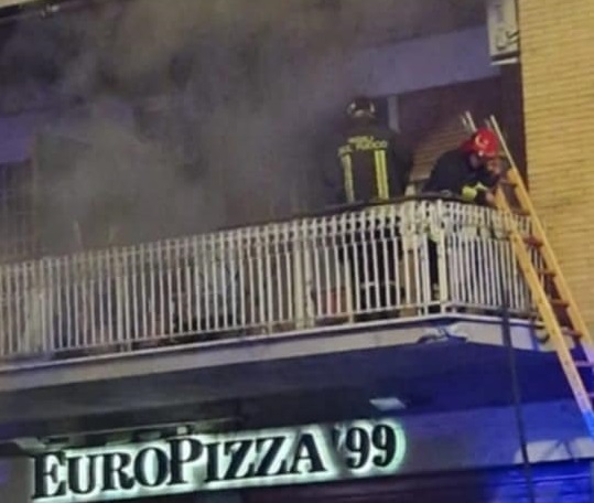 corviale incendio