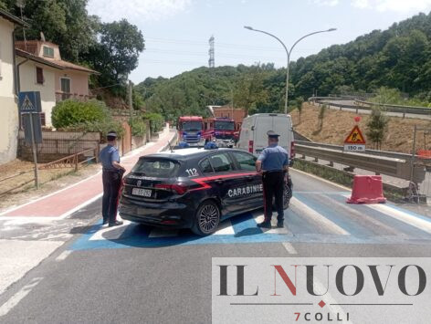 Fuga di gas a Labico