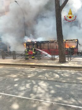 Incendio autobus 