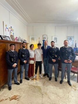 Incontro Lorenzo con Polizia 