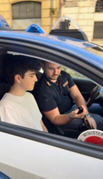 Incontro Lorenzo con Polizia 