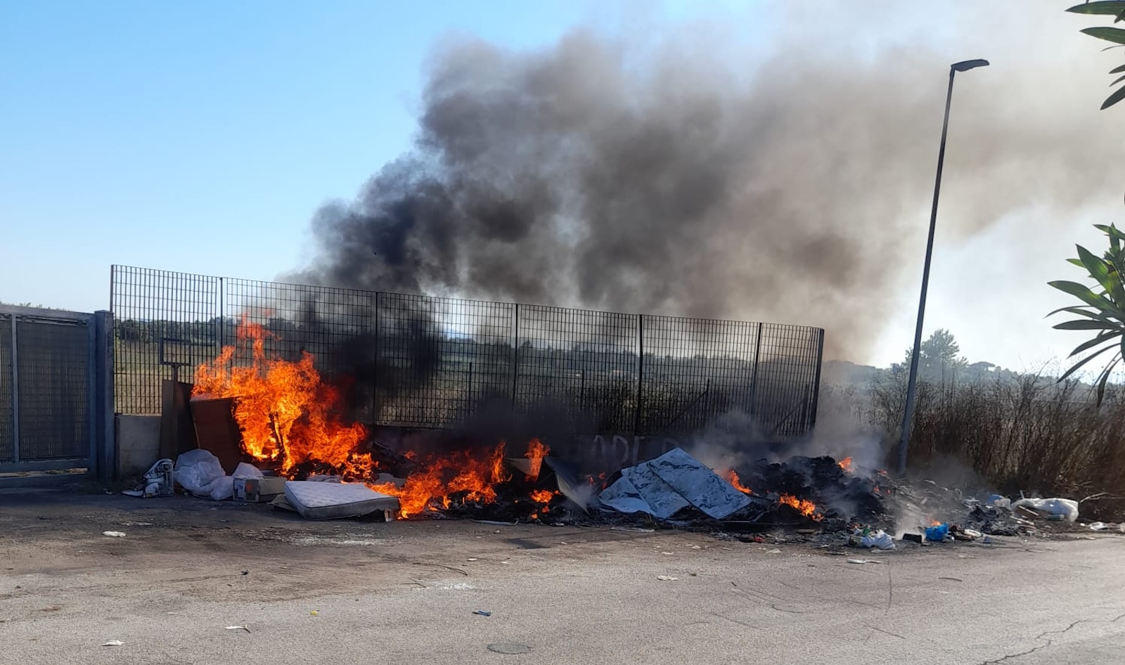 incendio Ardea Le Salzare