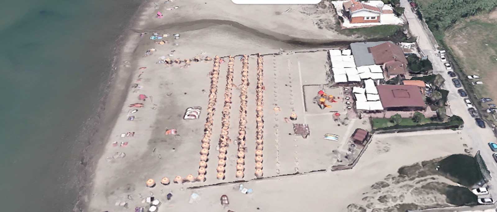 Anzio, lo stabilimento che cambia gestore, foto Google Maps