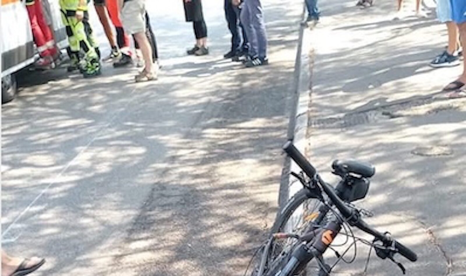 Bici investita a Formia