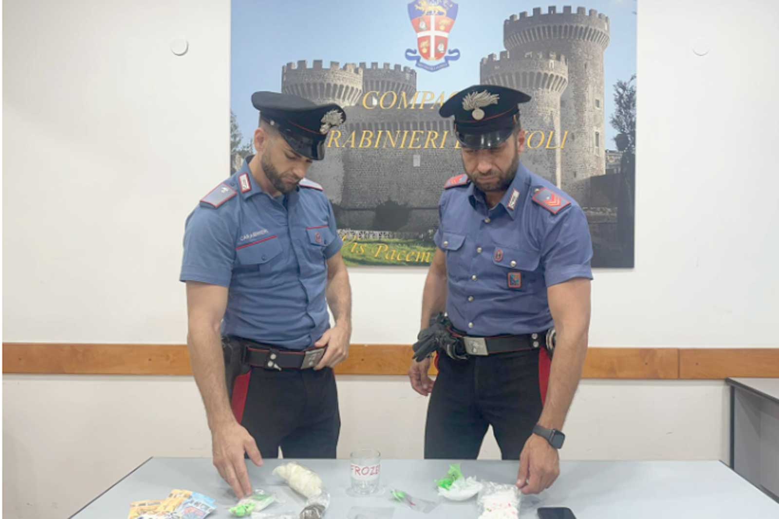 Carabinieri in azione a Tivoli