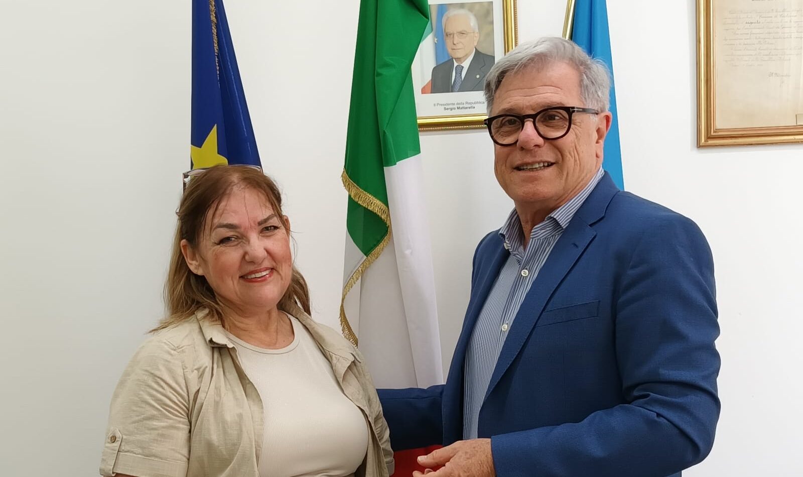 Dona un rene al figlio