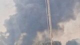 Roma, vasto incendio a Tor Di Valle, chiusa la Roma-Fiumicino