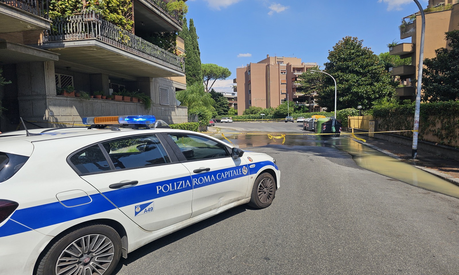 Grossa perdita d'acqua al Nuovo Salario
