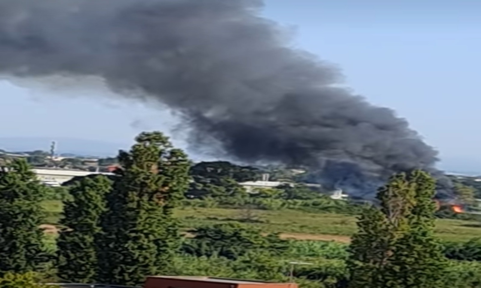 Incendio Idroscalo Ostia