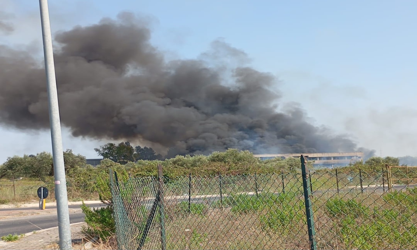 Incendio ad Anzio