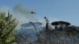 Roma e provincia sotto assedio dei roghi: 3 vasti incendi in corso, 80 evacuati a Mentana (FOTO)