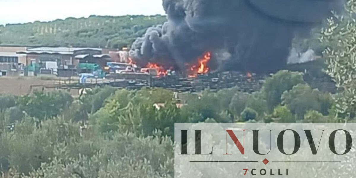Incendio a Montelibretti