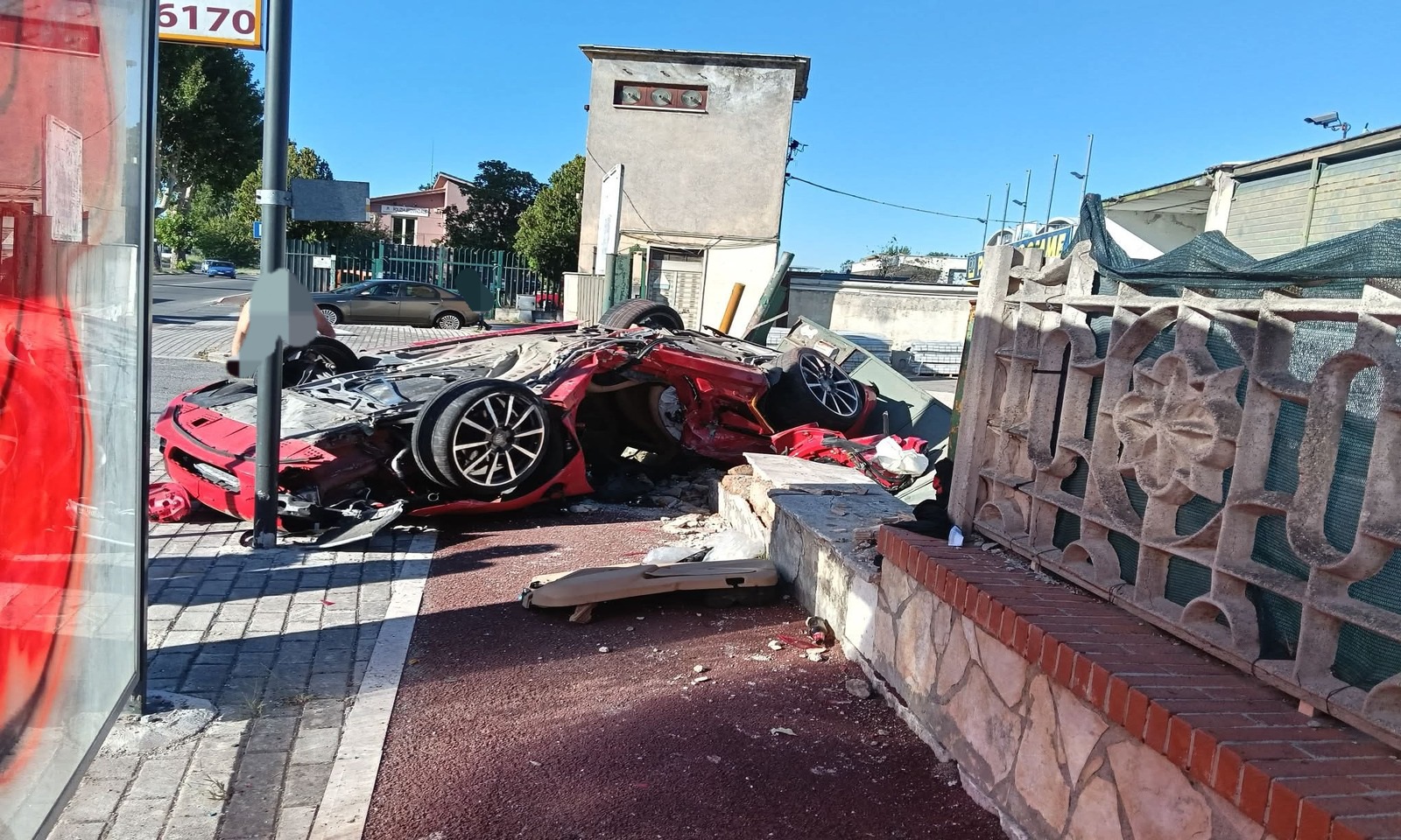 Incidente a Villanova in via Maremmana Inferiore