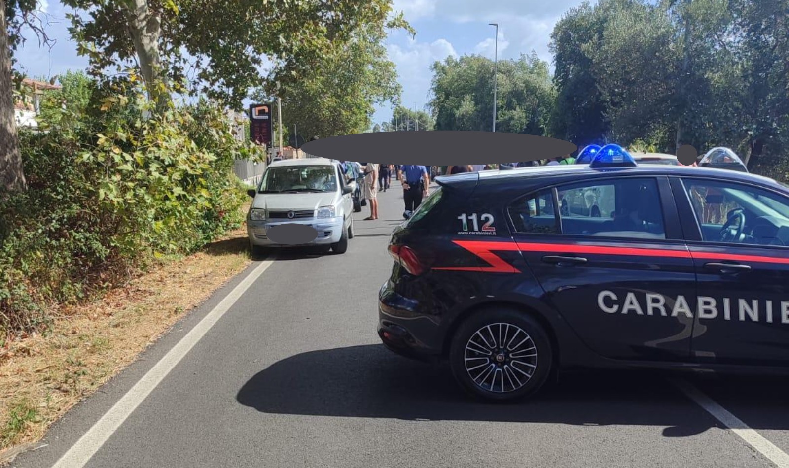 Incidente stradale Tor San Lorenzo