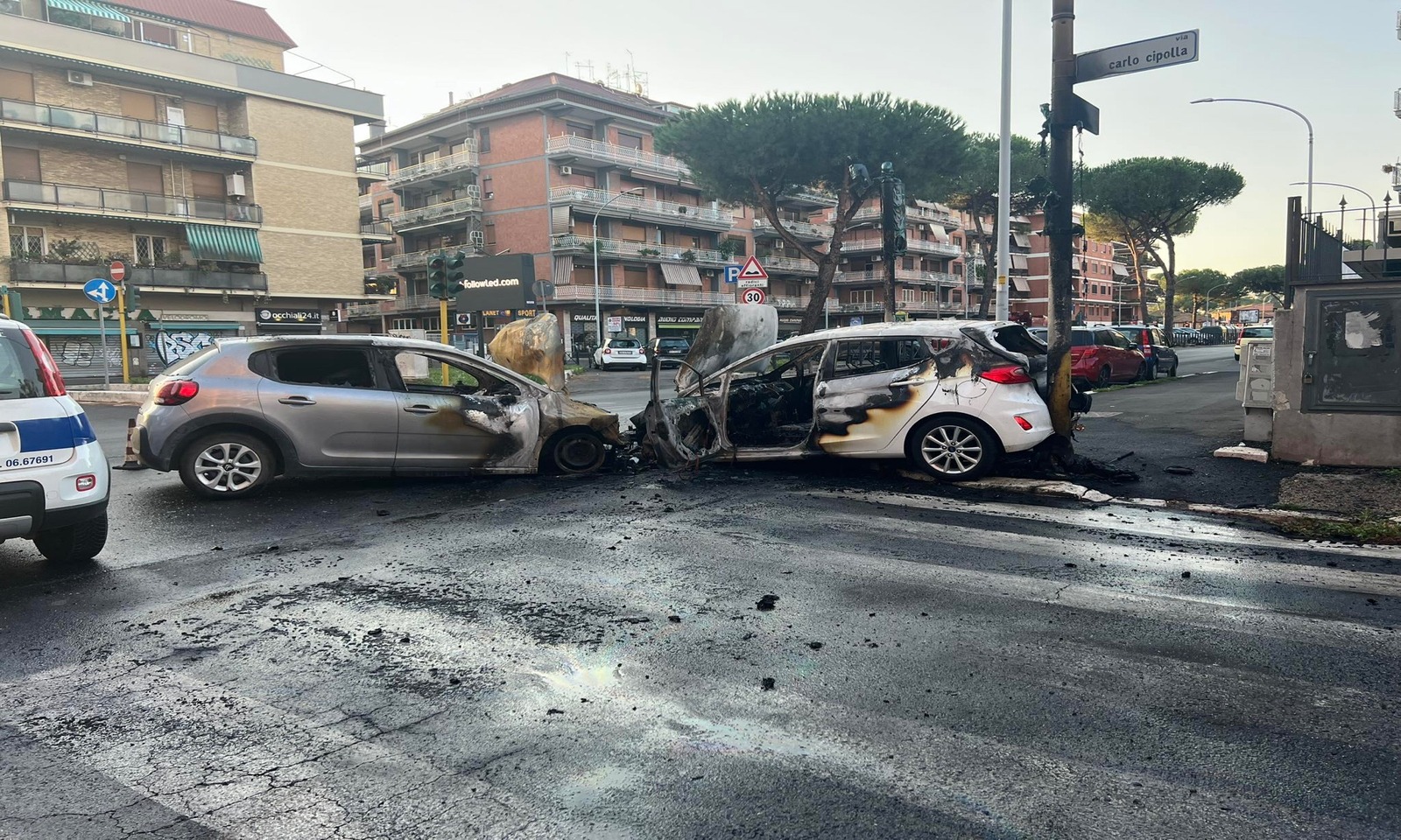 Incidente sull'Appia a Roma