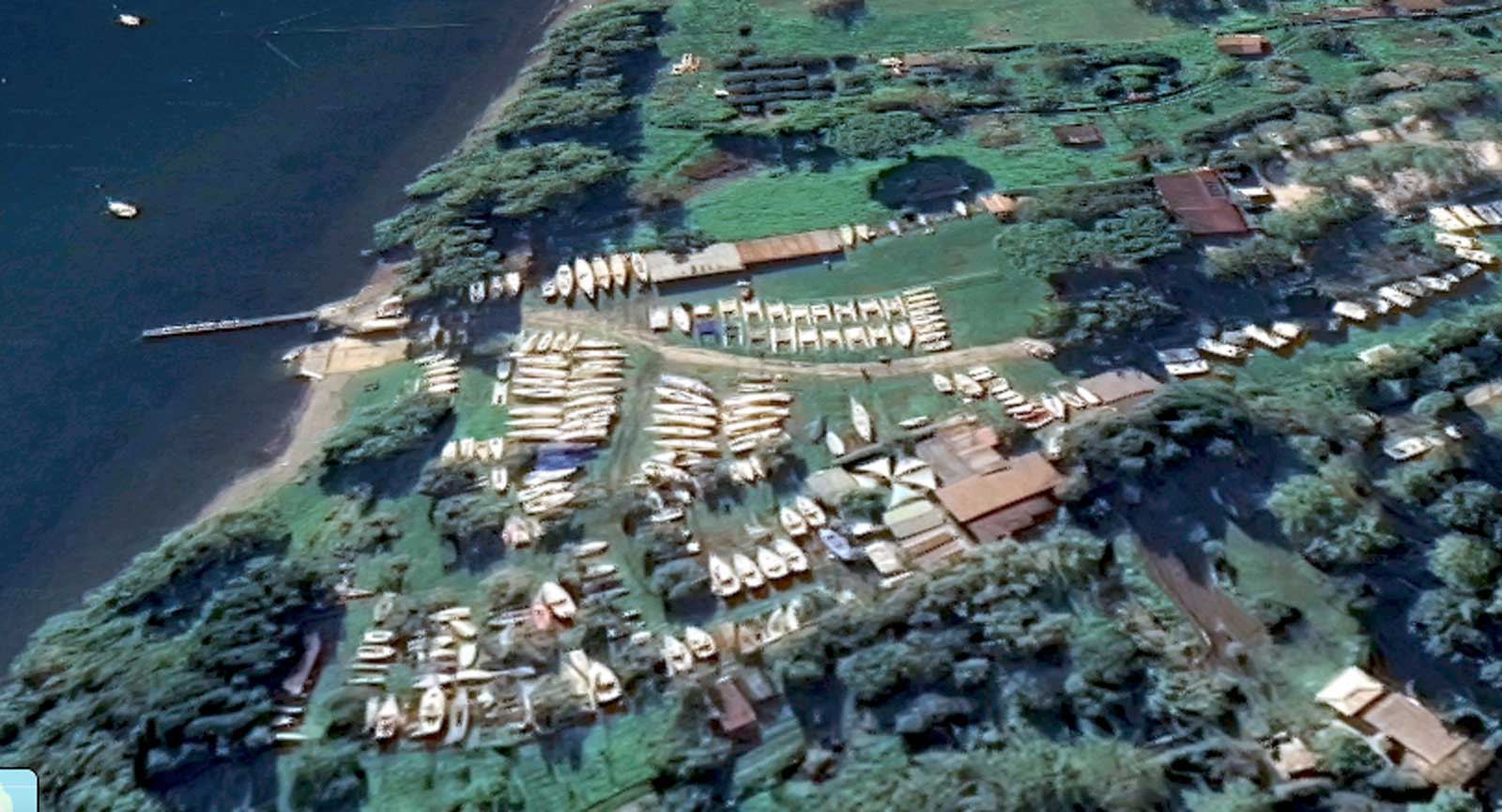 Lago di Bracciano, l'area in cui insiste il centro velico