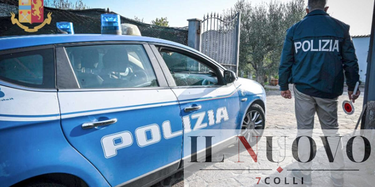 Nettuno, Polizia di Stato al lavoro fuori il centro d'accoglienza