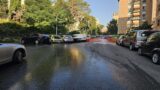 Roma, esplodono 4 tubature al Nuovo Salario: strade chiuse e intere vie senz’acqua (FOTO)